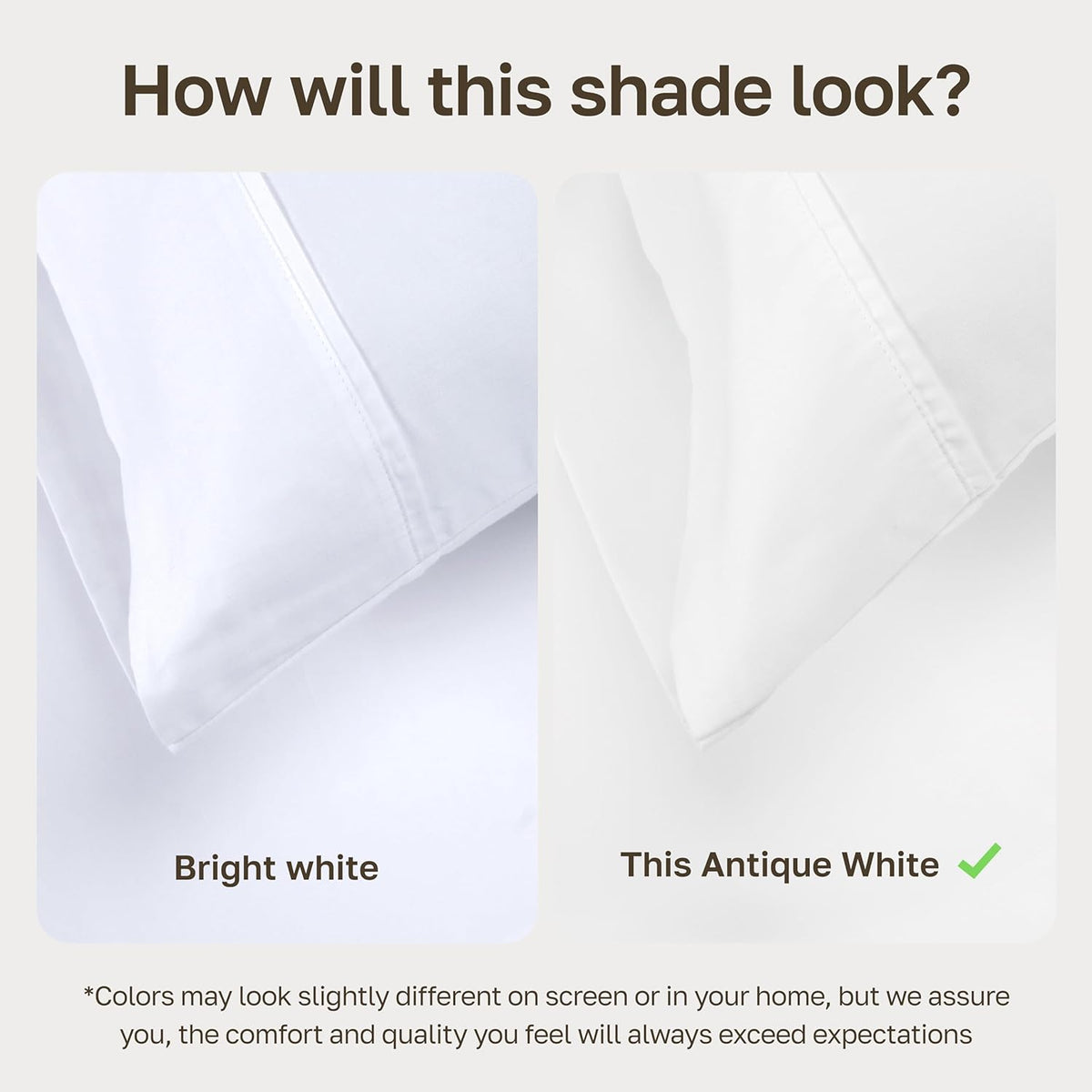 Standard / Queen cotton pillowcases, alternate view 5