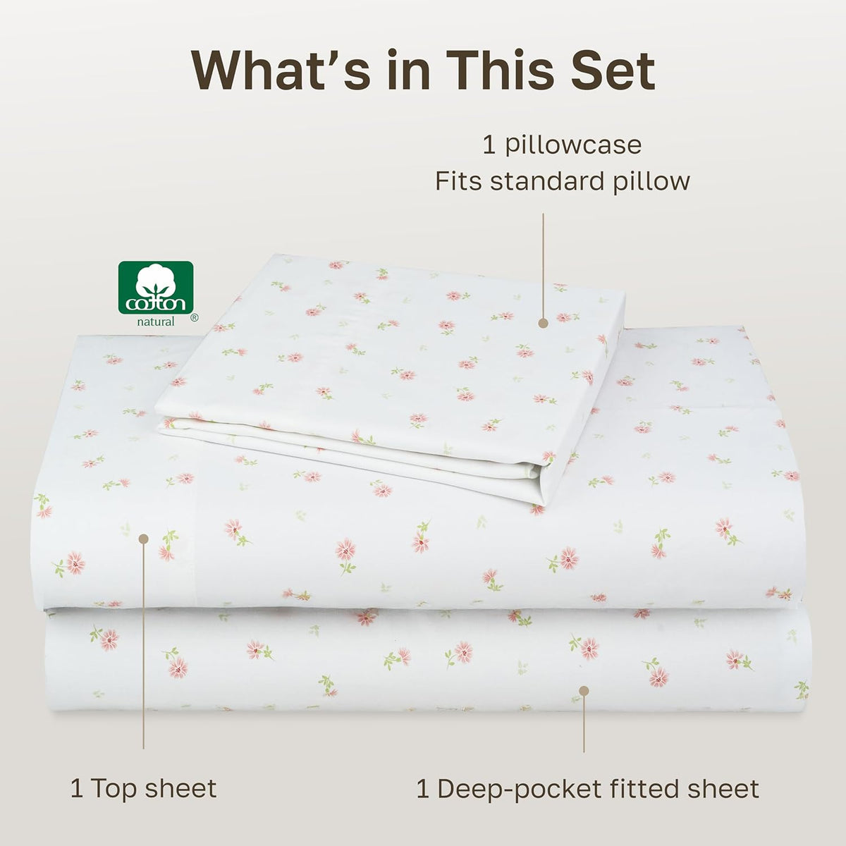 Twin XL cotton bedding sets, alternate view 4
