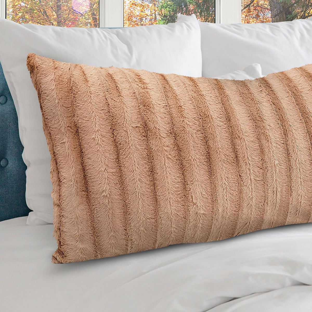 1 Count polyester throw pillows in Sand, alternate view 3