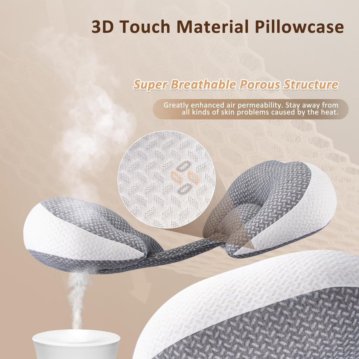 Regular: 28*15.7inch polyester pregnancy & maternity pillows in Pink - Cotton Filling(upgraded), alternate view