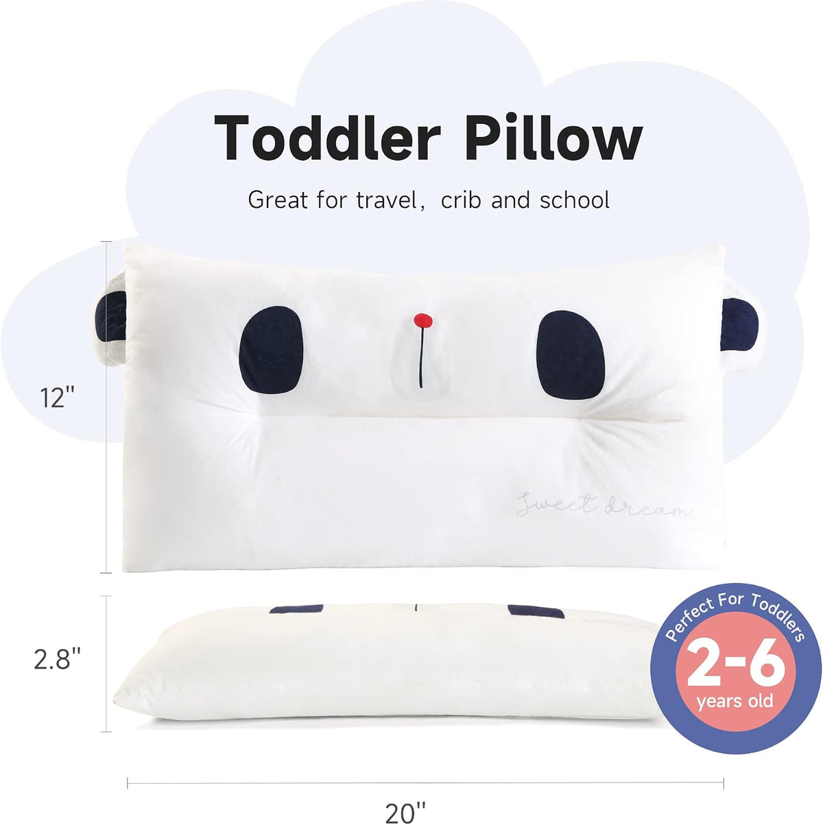 1 Count polyester pillows, alternate view 2