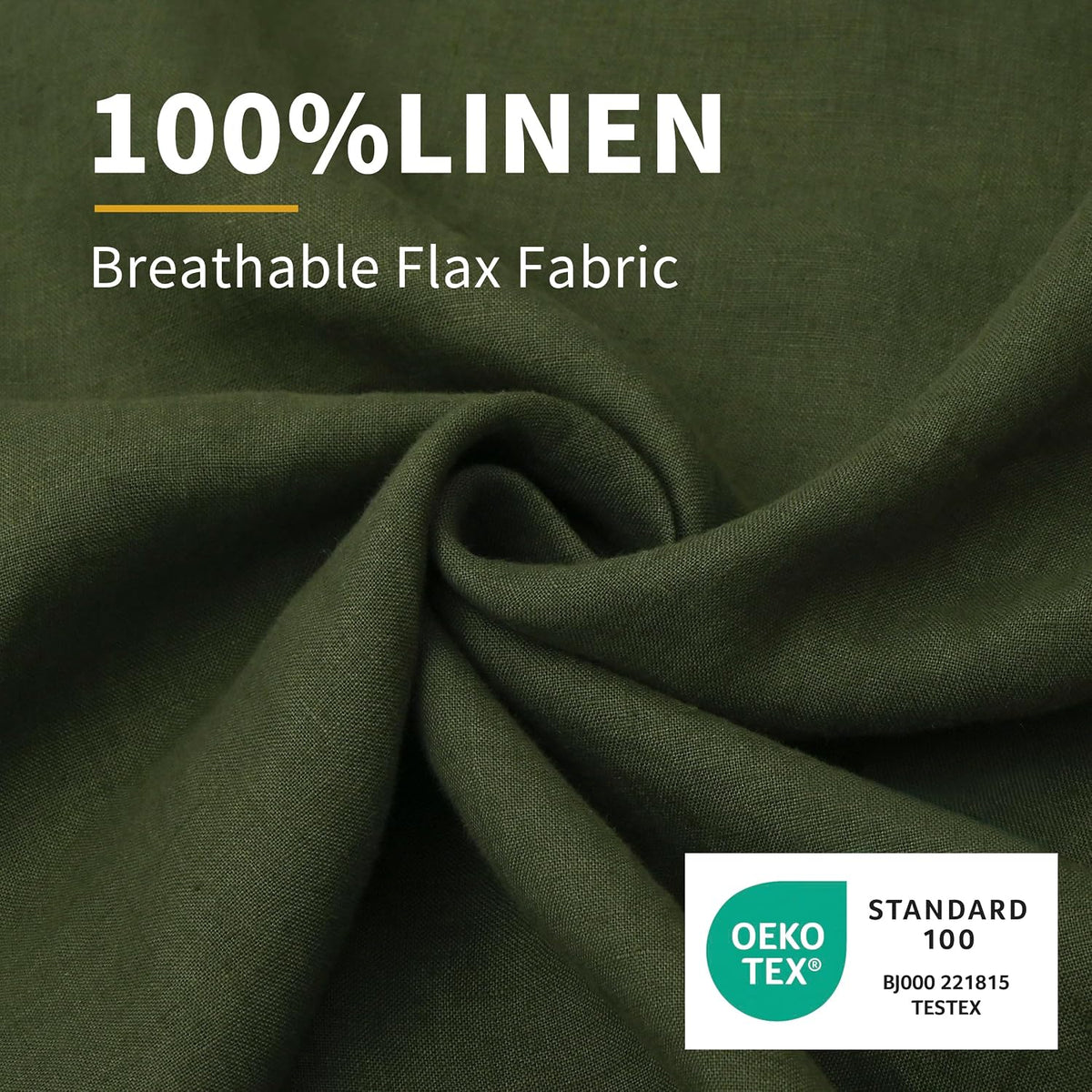 Queen linen pillowcases, alternate view 3