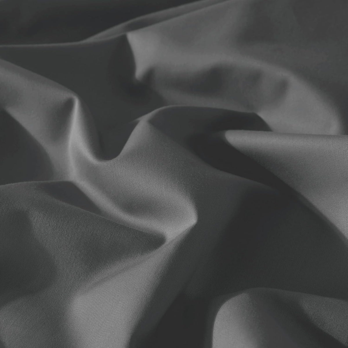 Queen (20 x 30 inches) - Set cotton pillowcases in Dark Grey, alternate view 9