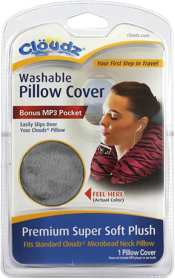 Standard travel pillows in Grey, alternate view 2