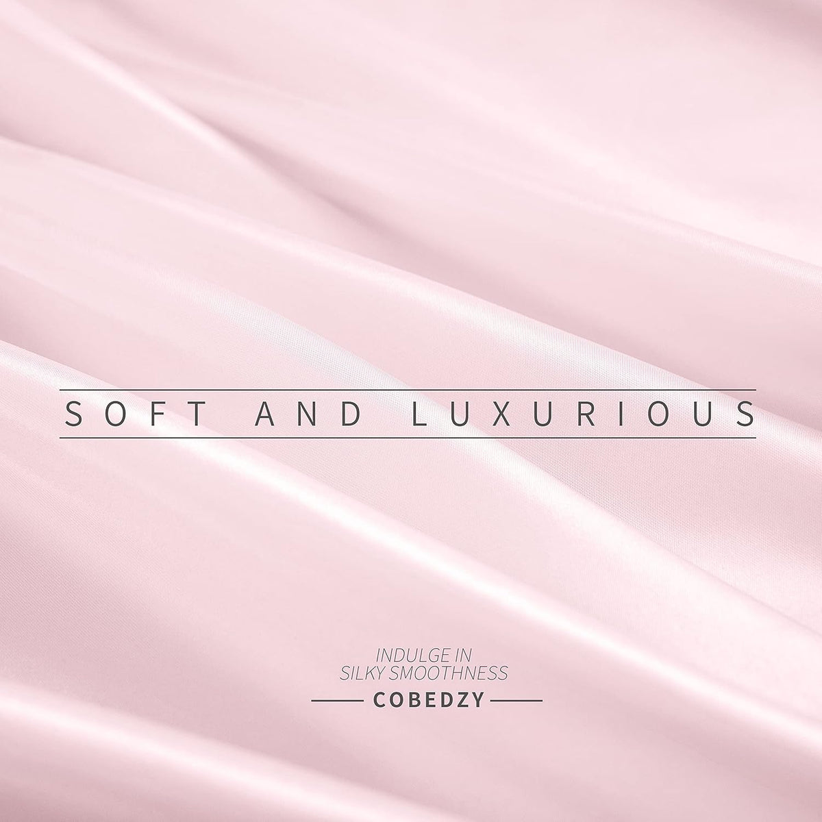 King polyester bedding sets in Blush Pink, alternate view 7