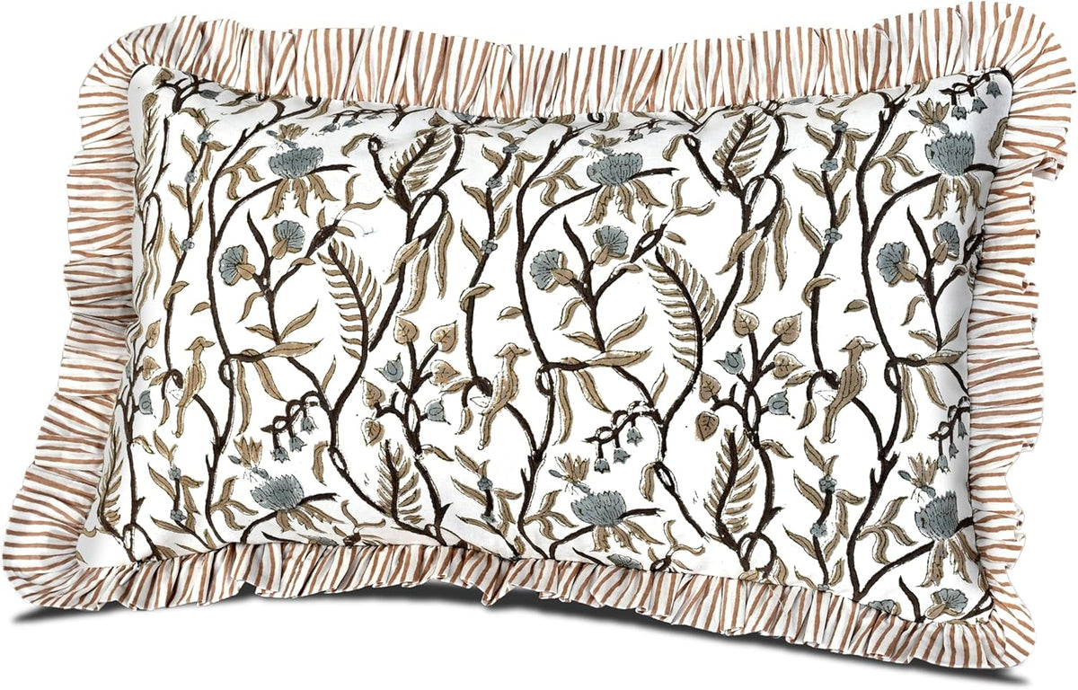 20"L x 12"W cotton throw pillow accessories, alternate view 8