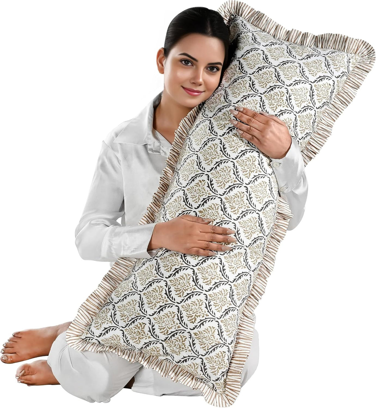 36"L x 14"W cotton throw pillow accessories, alternate view 5