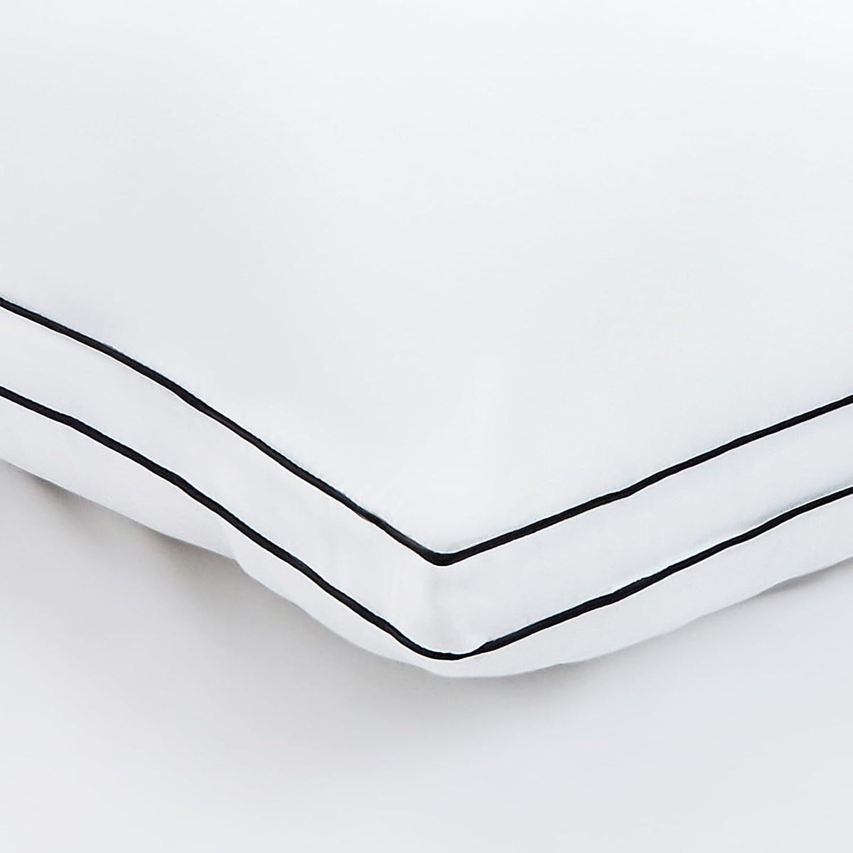 Queen microfiber pillows in White, alternate view 5