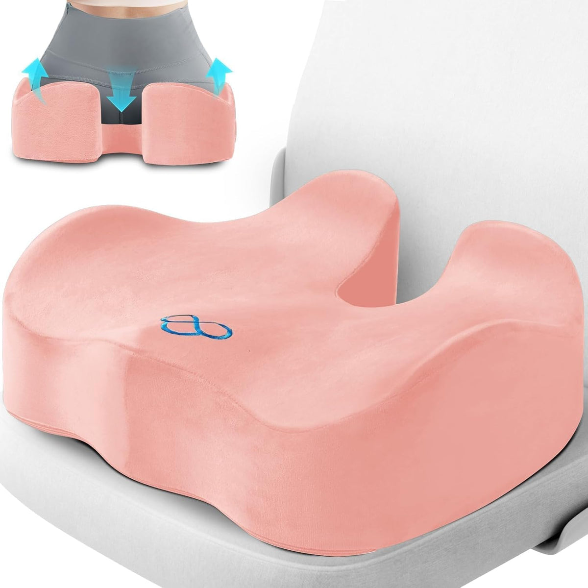 X-Large memory foam chair & sofa cushions in Pink