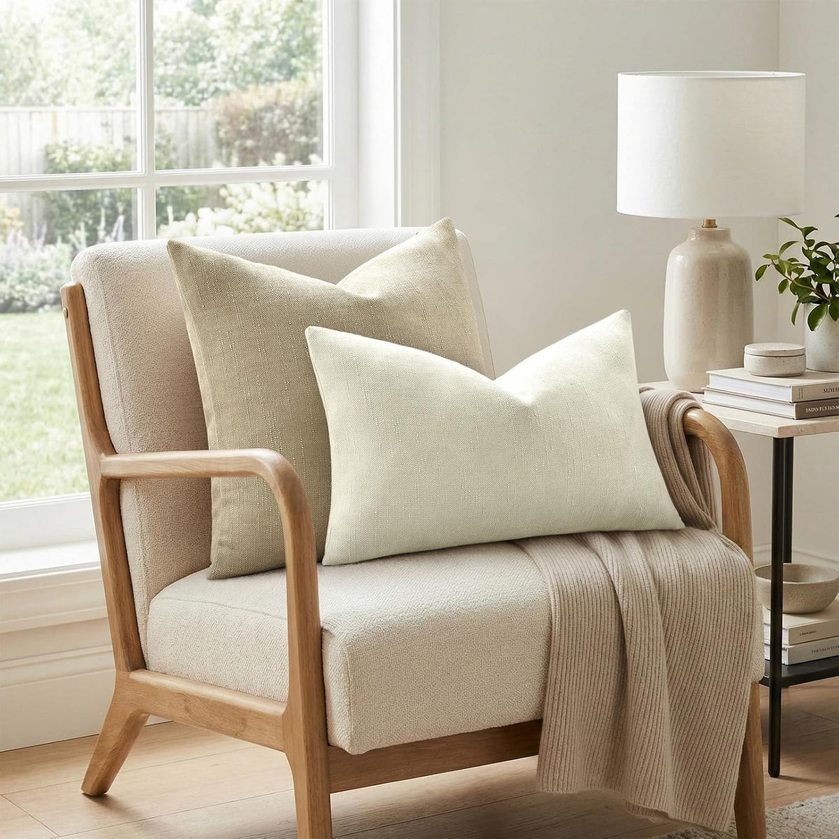 18"L x 18"W chenille throw pillow accessories, alternate view 4