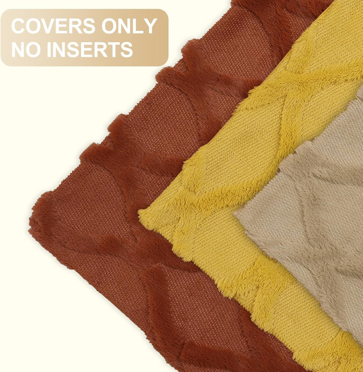 26"L x 26"W polyester throw pillow accessories in Mustard Yellow, alternate view 6