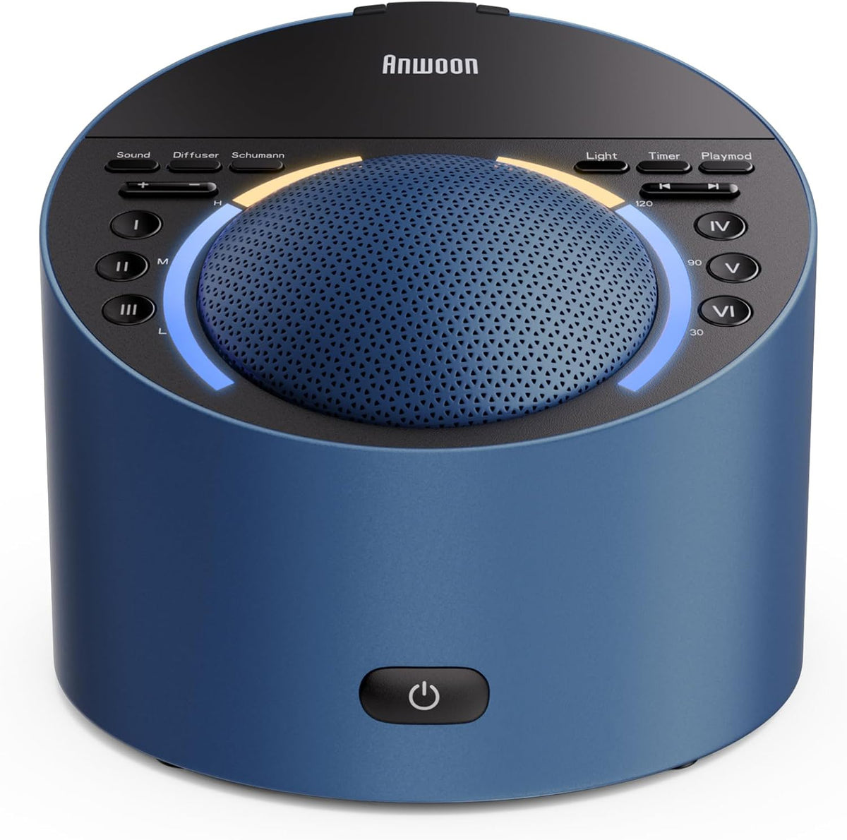 metal white noise machines in Blue