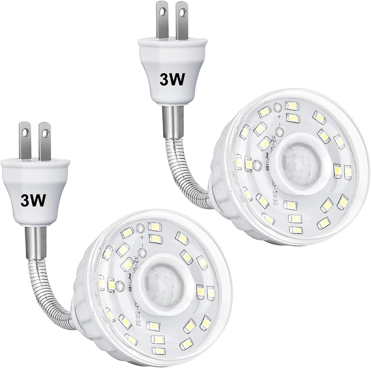 2.67"D x 4.13"W x 5.78"H plastic night lights & ambient lighting