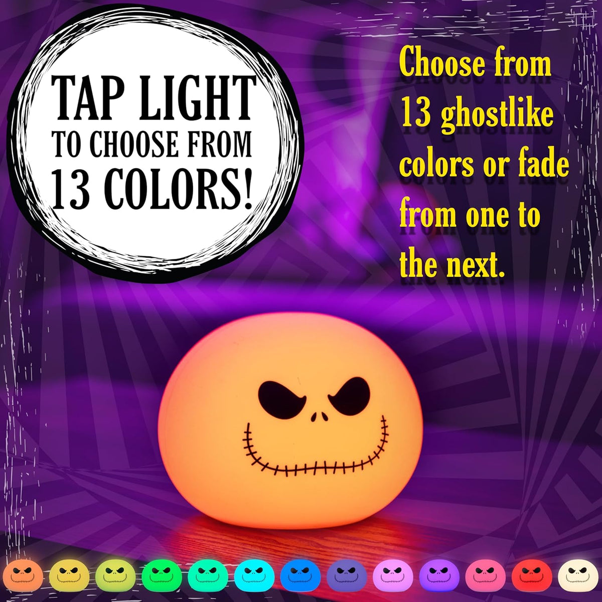 6.42"D x 6.42"W x 5.35"H silicone night lights & ambient lighting, alternate view 2