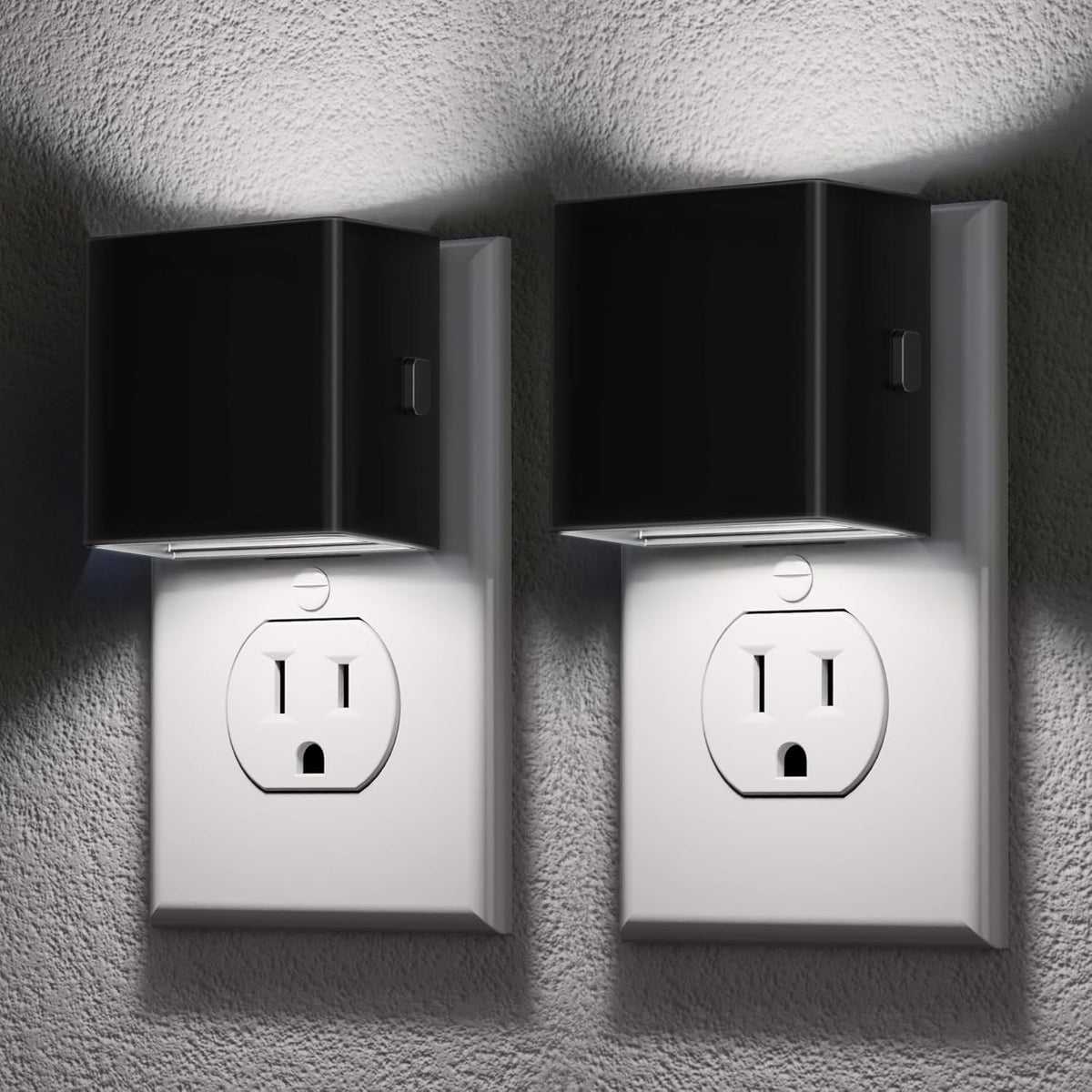 1"D x 1"W x 1"H plastic night lights & ambient lighting