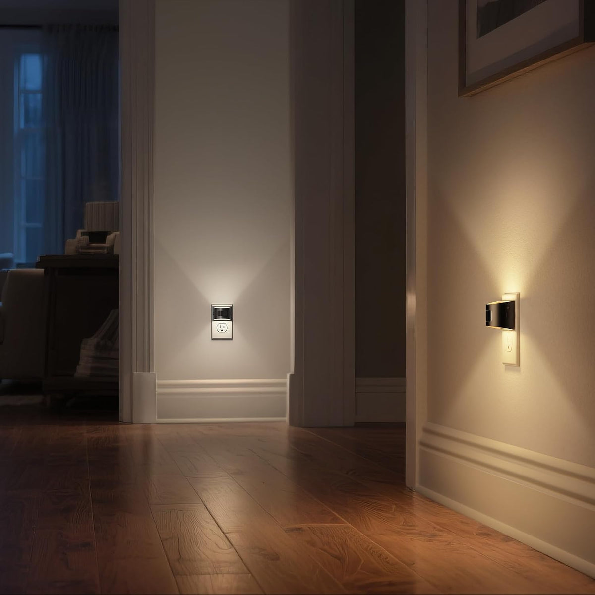 2.05"D x 1.69"W x 2.36"H plastic night lights & ambient lighting, alternate view 8