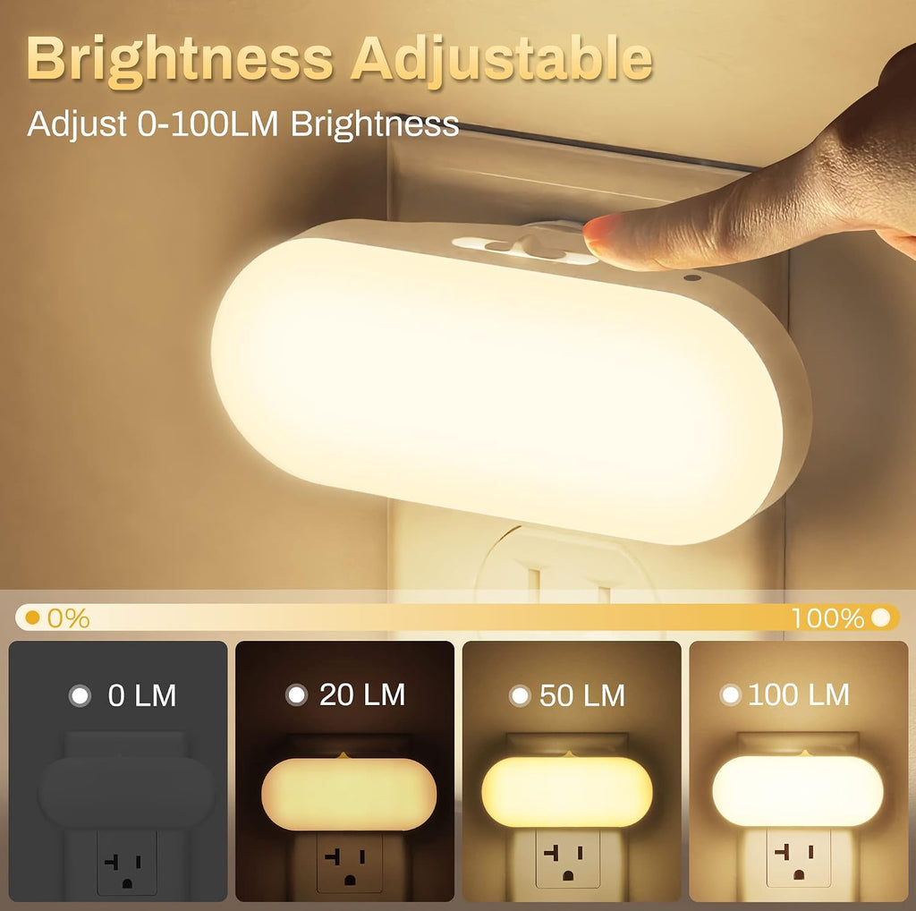 4.02"D x 3.27"W x 1.93"H plastic night lights & ambient lighting, alternate view 3