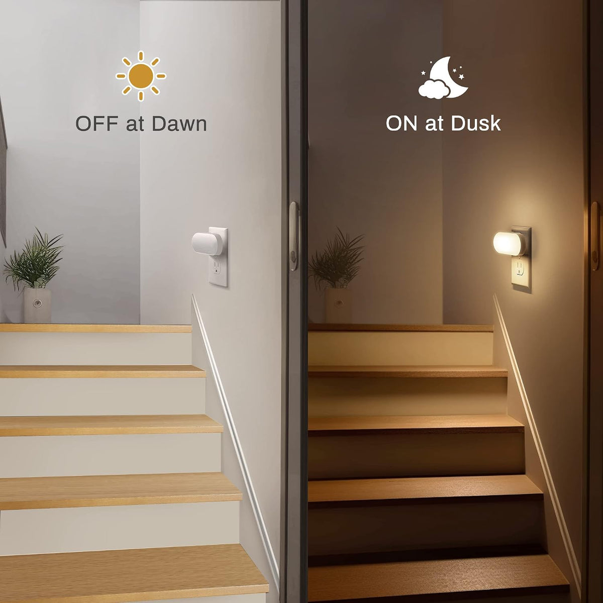 4.02"D x 3.27"W x 1.93"H plastic night lights & ambient lighting, alternate view 4