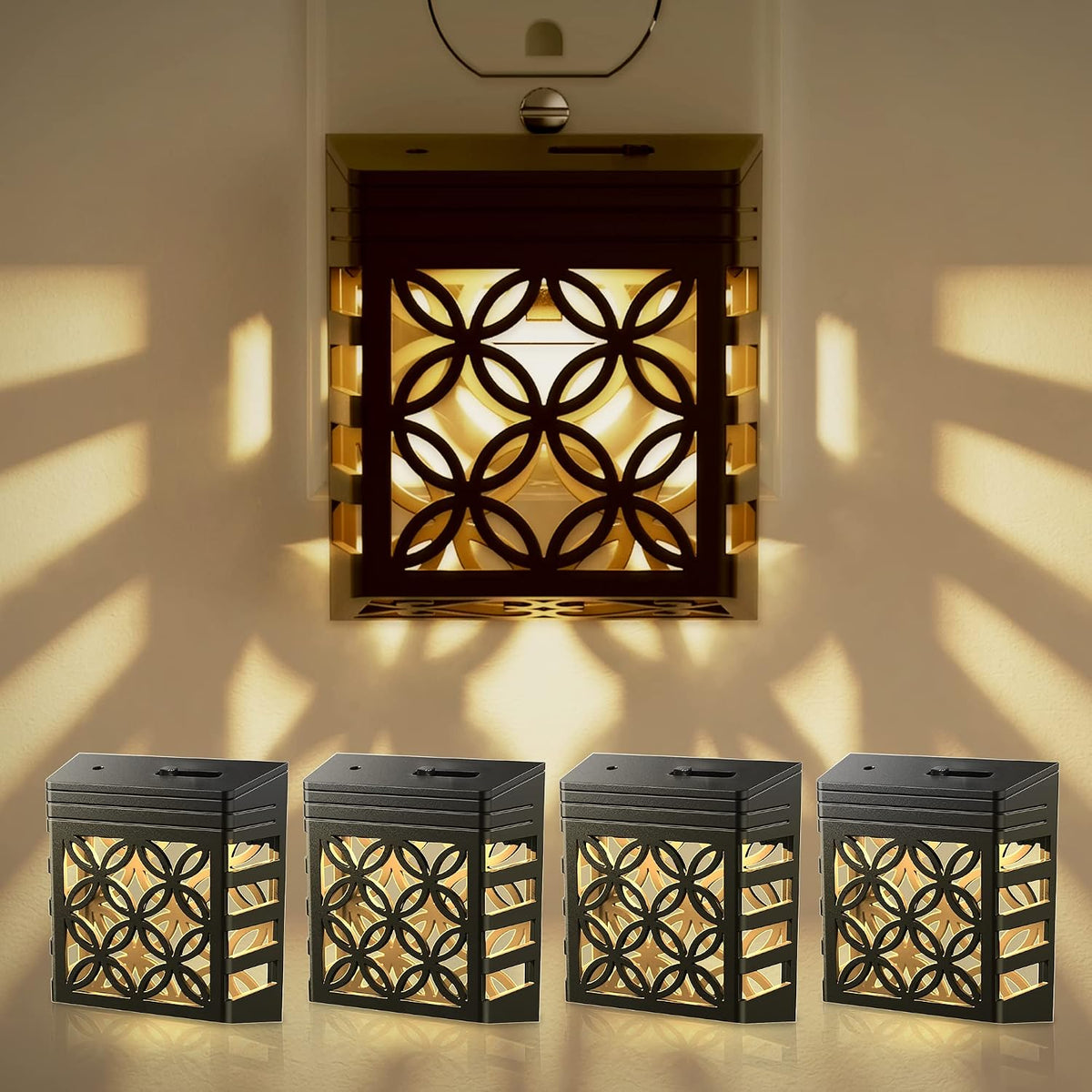 8.5"D x 7.3"W x 3.6"H plastic night lights & ambient lighting