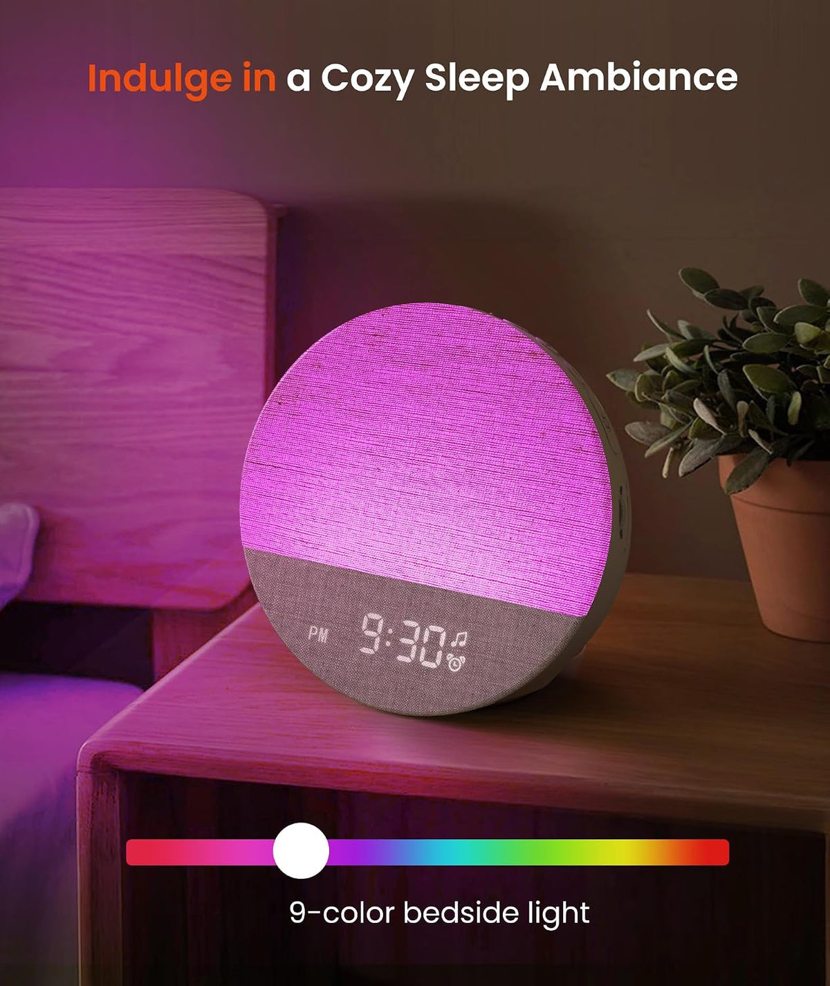 cotton white noise machines in Classic White, alternate view 6