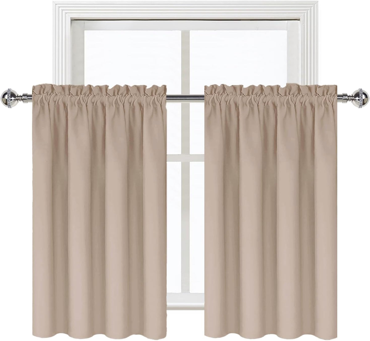 36"L x 42"W polyester curtains in Camel, alternate view 9