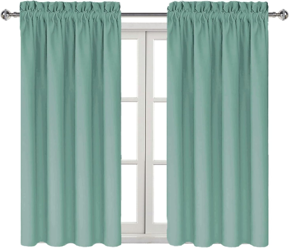 45"L x 42"W polyester curtains in Sage Green, alternate view 9
