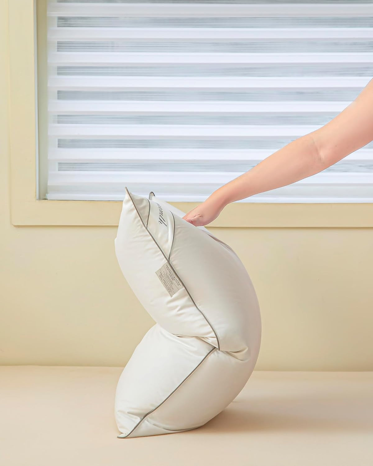 Standard down pillows in White, alternate view 5