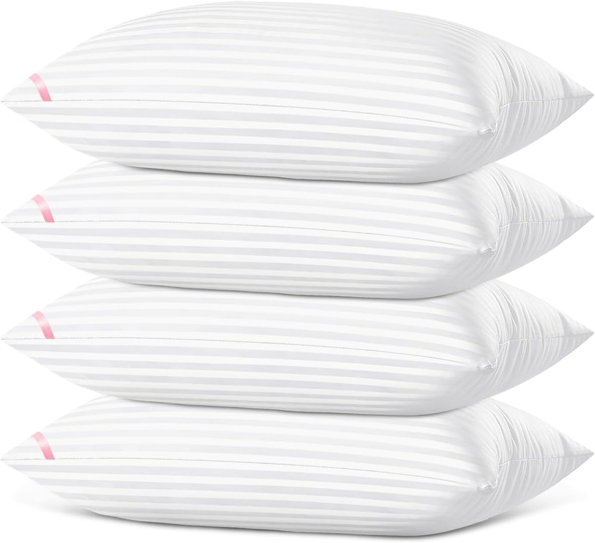 Queen polyester pillows in White