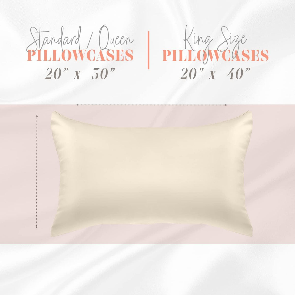 King polyester pillowcases, alternate view 3
