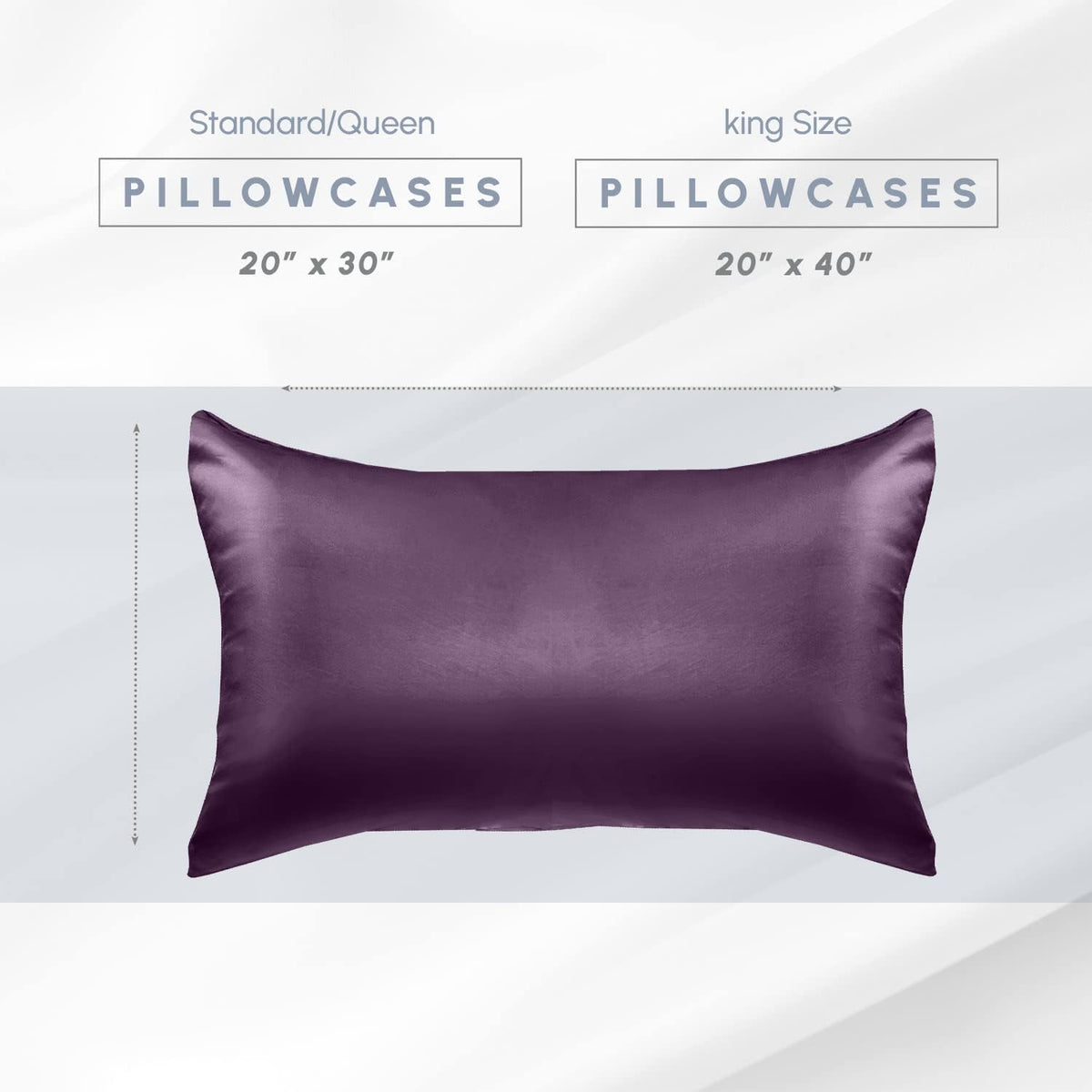 King polyester pillowcases, alternate view 2