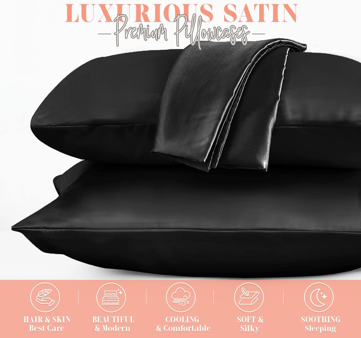 Standard/Queen polyester pillowcases, alternate view 2