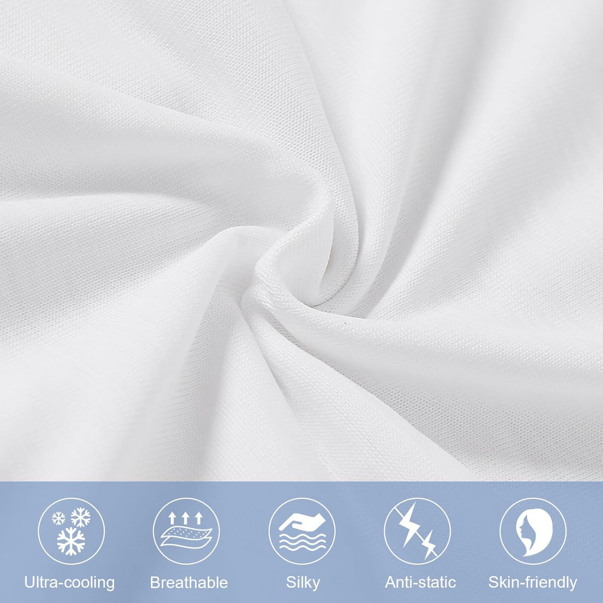 Queen (20" x 30") fabric pillowcases, alternate view 2