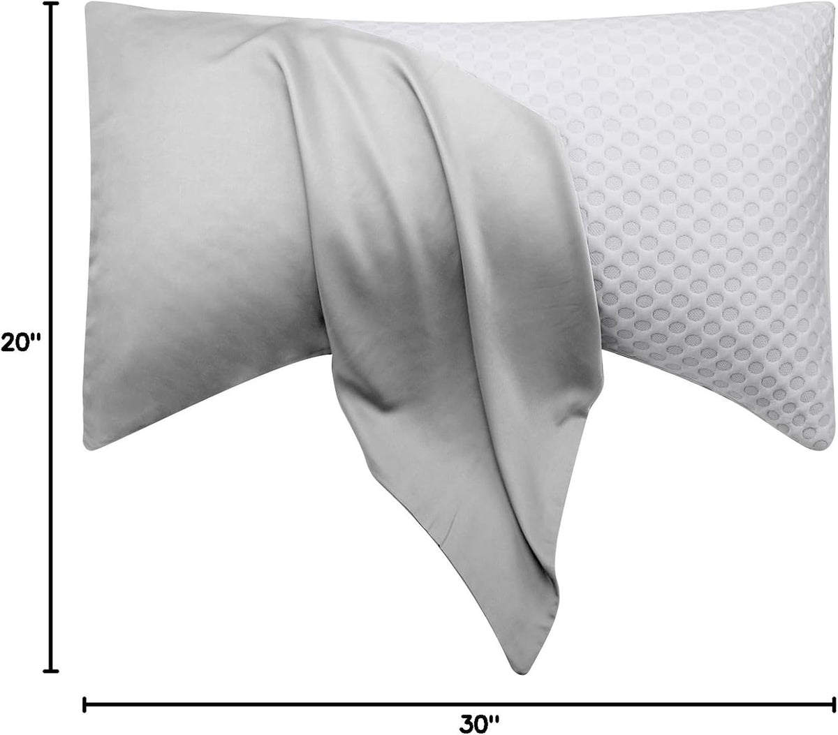 1 Pack Queen (20 x 30) bamboo pillowcases, alternate view 8
