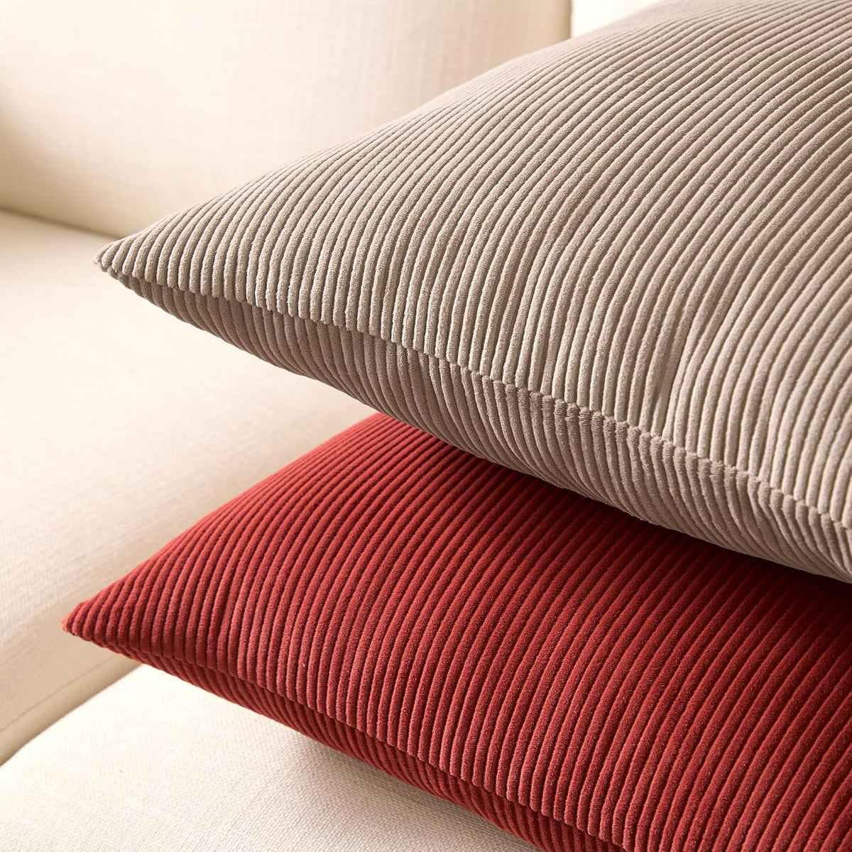 24"L x 24"W velvet throw pillow accessories in Rust Brown, alternate view 5