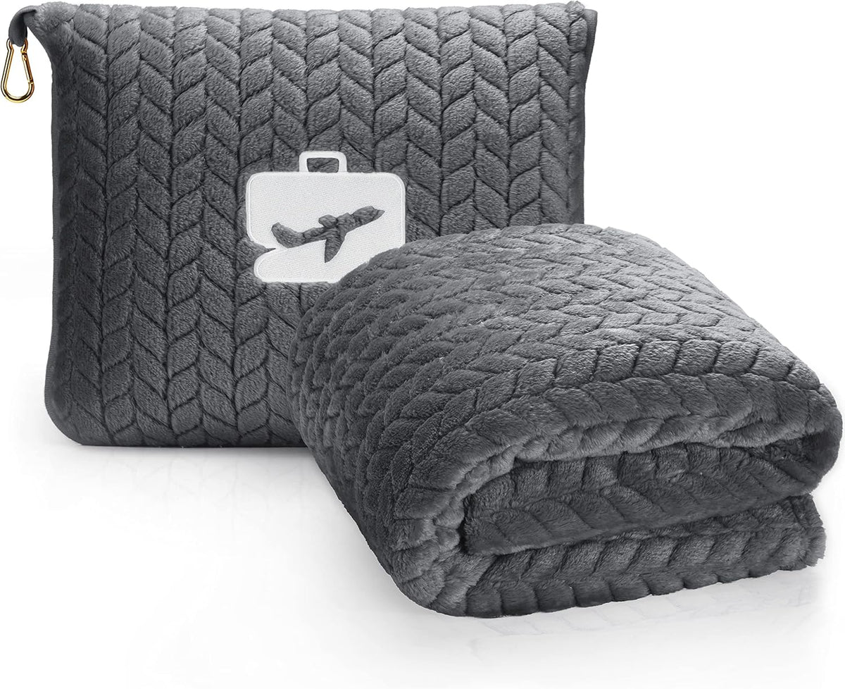 polyester travel pillows in Grey