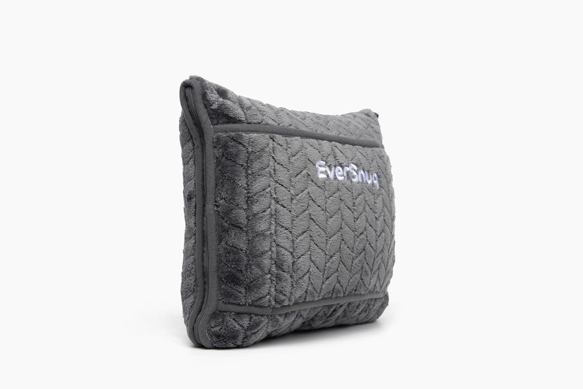 polyester travel pillows in Grey, alternate view 8