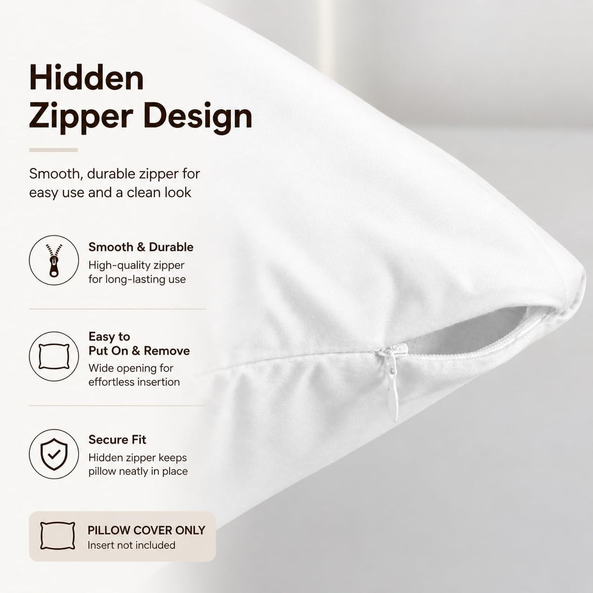 21"X54" cotton pillowcases, alternate view 6