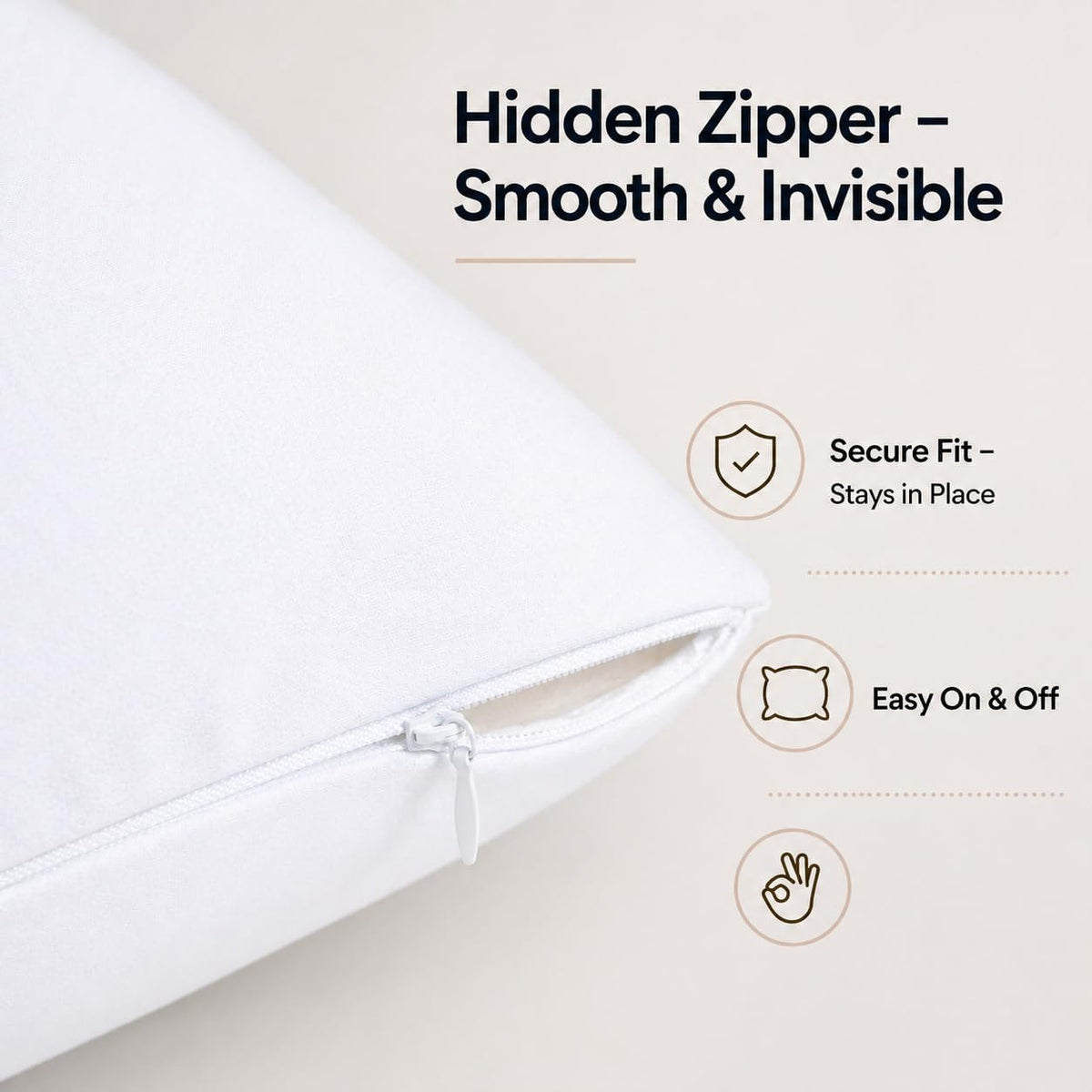 Body polyester pillowcases, alternate view 8