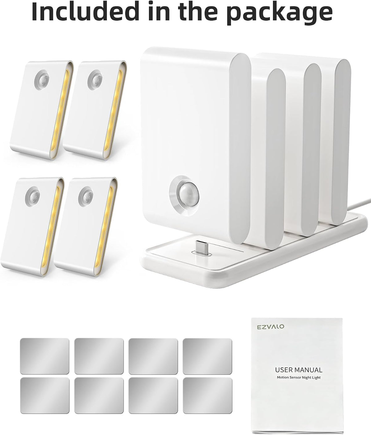 plastic night lights & ambient lighting in White, alternate view 10