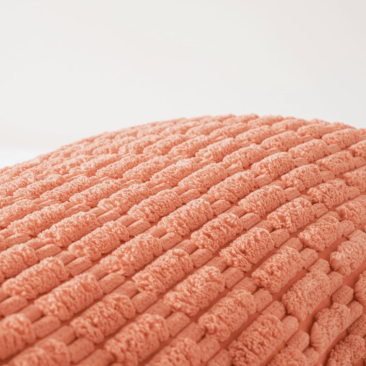 36"L x 14"W corduroy throw pillow accessories in Coral, alternate view 4