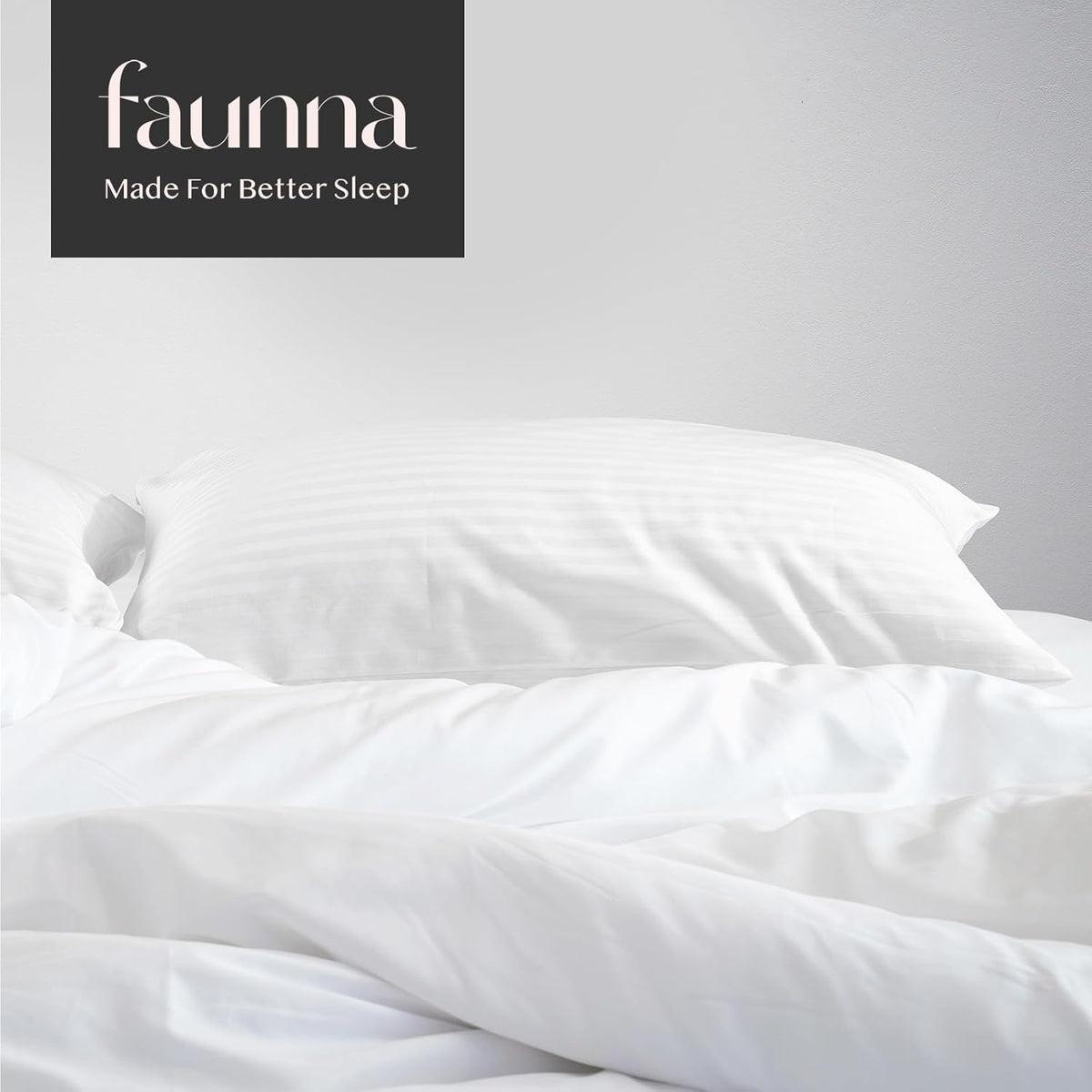 Queen cotton pillowcases in White, alternate view 7