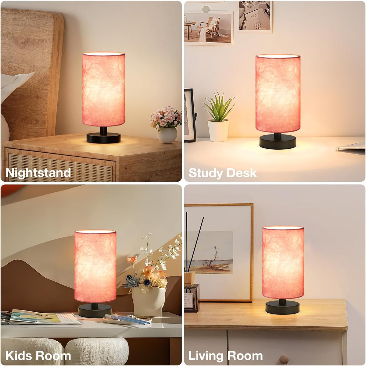 4.5"D x 4.5"W x 9"H table lamps, alternate view 5