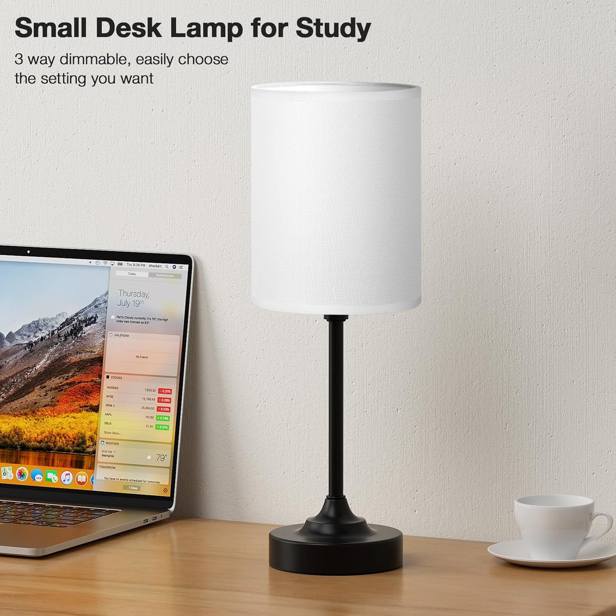 5.3"D x 5.3"W x 14"H metal table lamps, alternate view 3