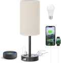 5.7"D x 5.7"W x 17.4"H metal table lamps
