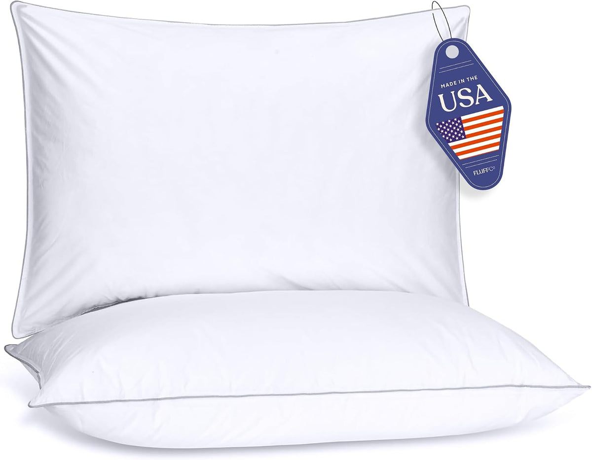 King (U.S. Standard) down alternative pillows in White