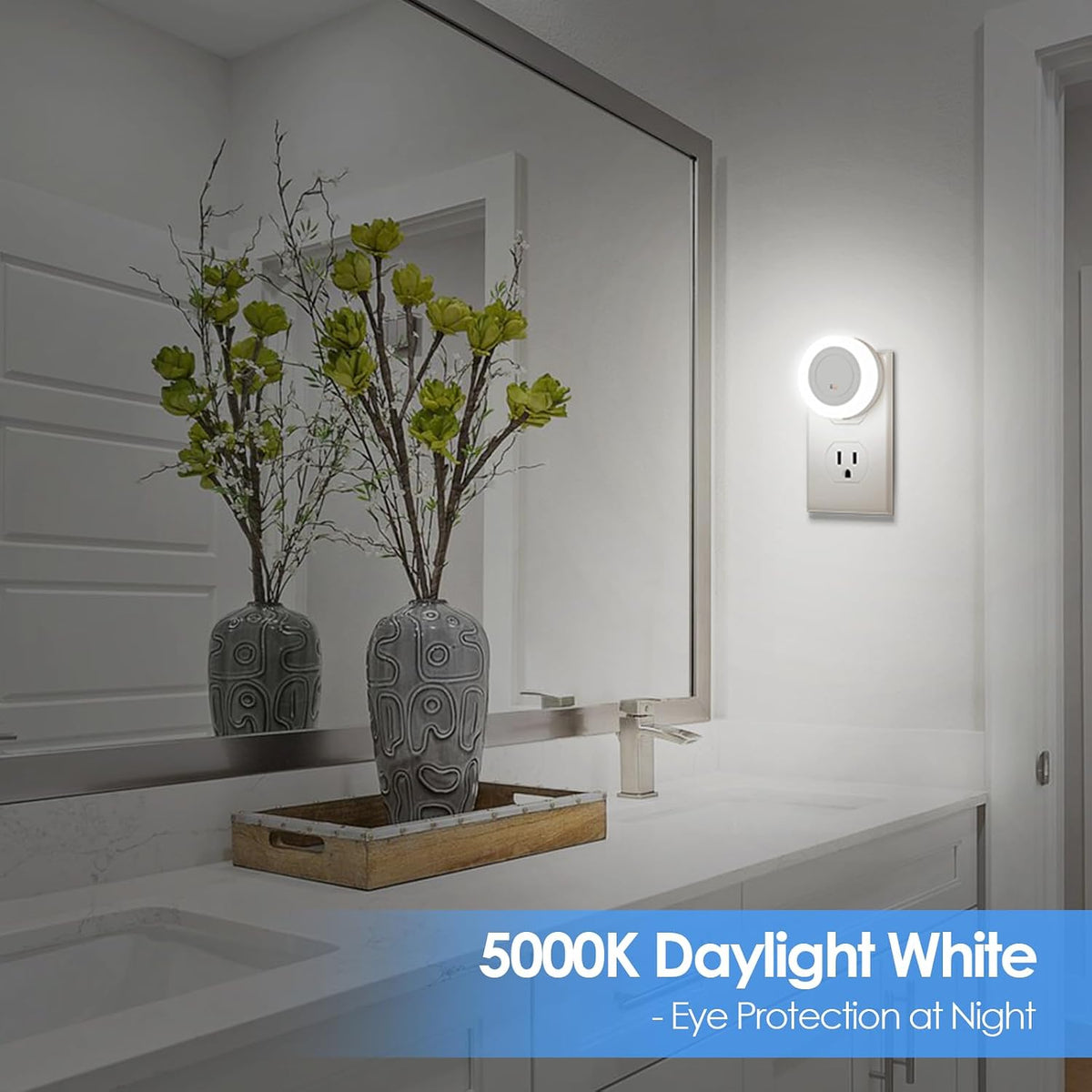 2.16"D x 1.37"W x 2.16"H plastic night lights & ambient lighting, alternate view 5