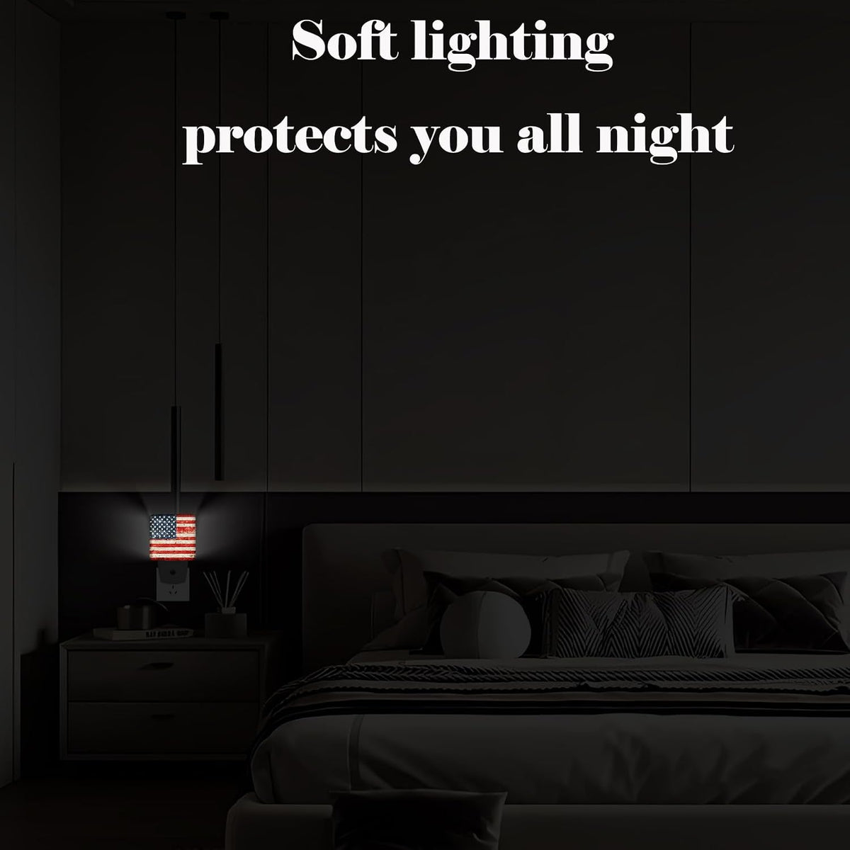 1.24"D x 2.95"W x 4.95"H night lights & ambient lighting, alternate view 5