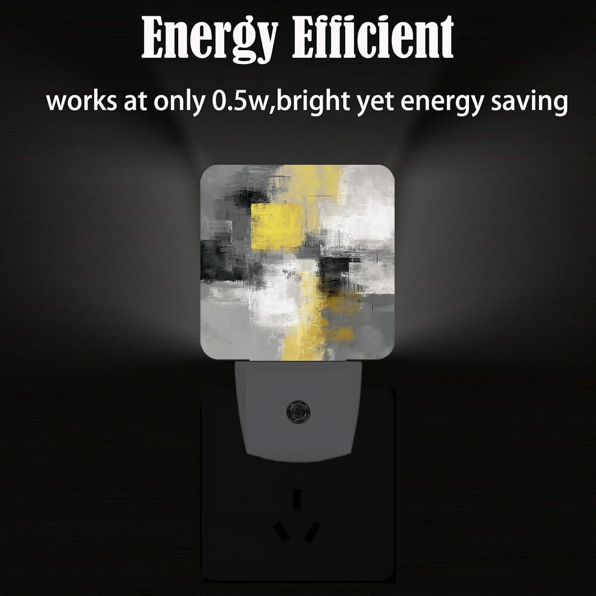 1.24"D x 2.95"W x 4.95"H night lights & ambient lighting, alternate view 3