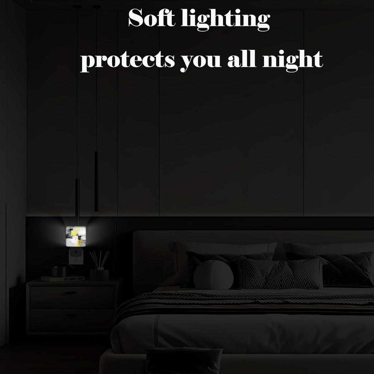 1.24"D x 2.95"W x 4.95"H night lights & ambient lighting, alternate view 5