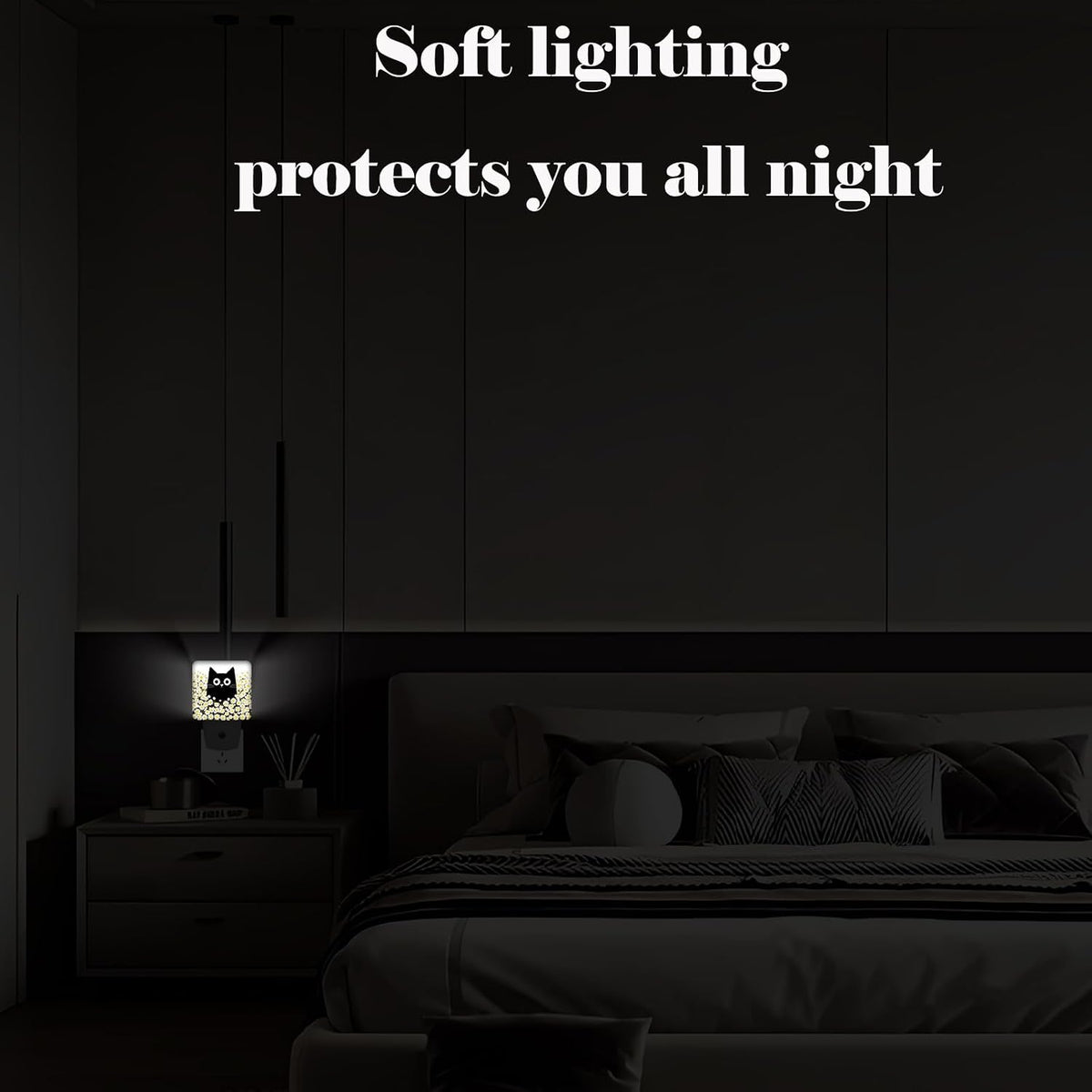 1.24"D x 2.95"W x 4.95"H night lights & ambient lighting, alternate view 5